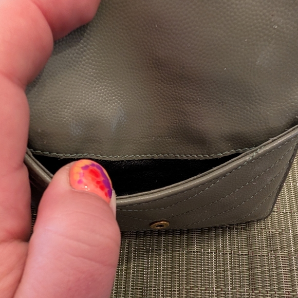 Yves Saint Laurent Gray Wallet - Picture 4 of 5